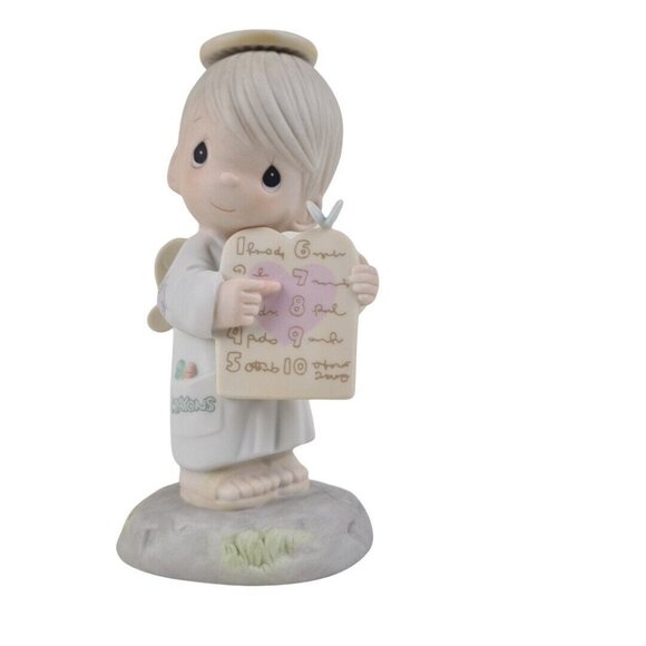 Precious Moments 521868 The Greatest Of These Is Love Porcelain Figurine Vntg - Picture 3 of 7